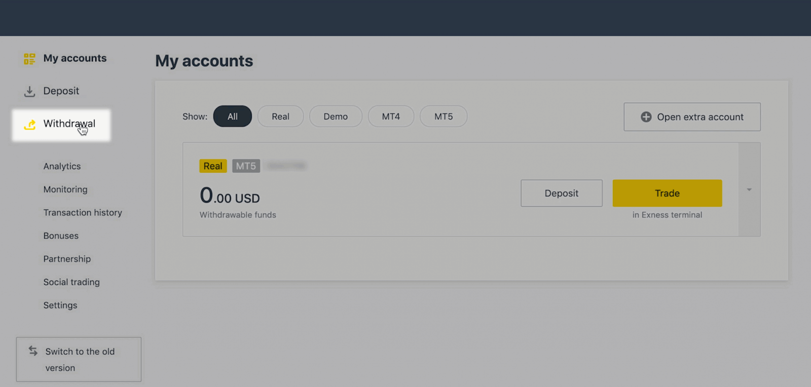 Deposit and Withdrawal using M-Pesa on Exness