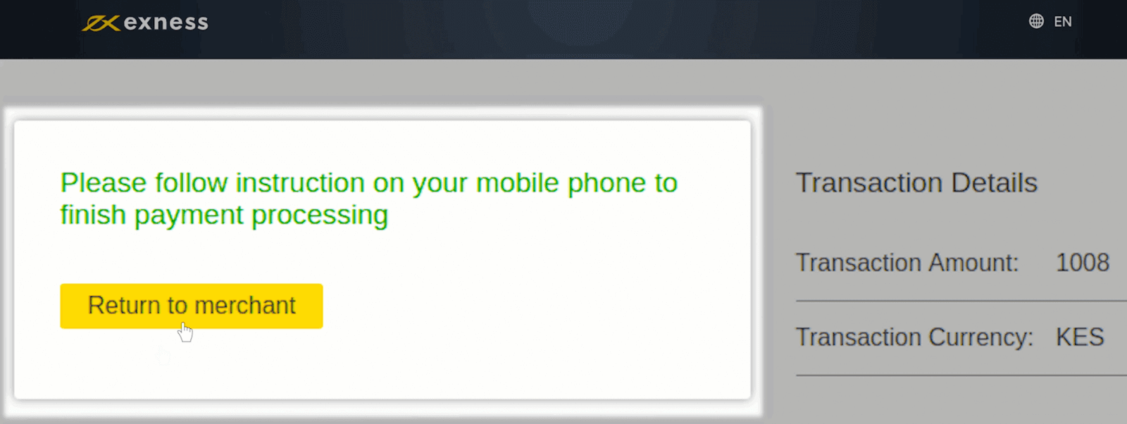 Deposit and Withdrawal using M-Pesa on Exness