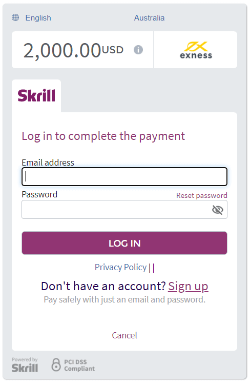 How to Login and Deposit Money on Exness