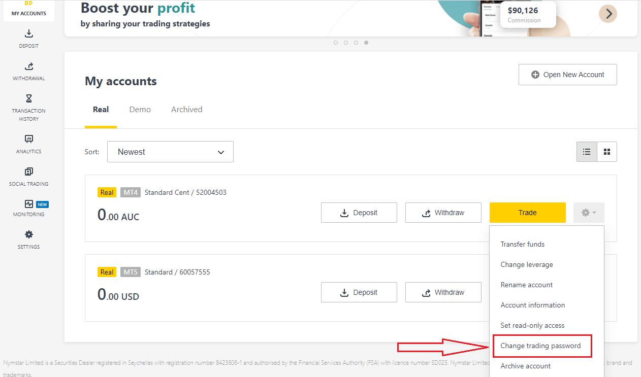 How to Login and start trading Forex on Exness