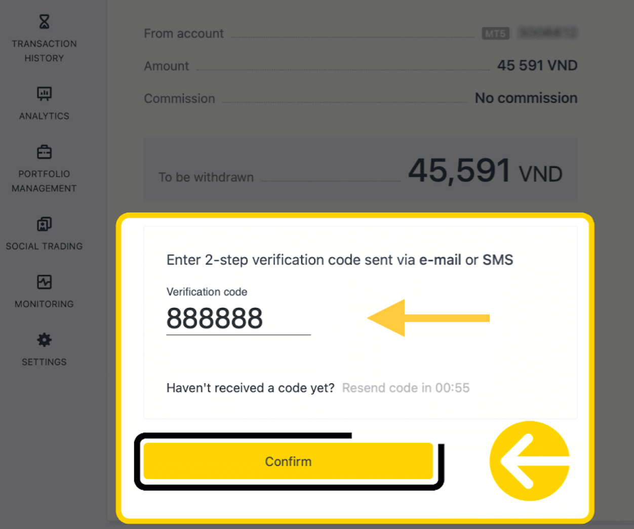Exness Deposit and Withdraw Money in Vietnam