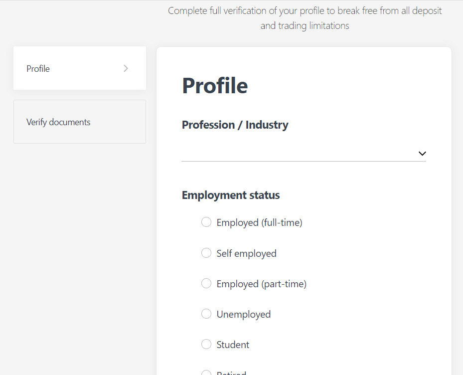 How to Login and Verify Account on Exness