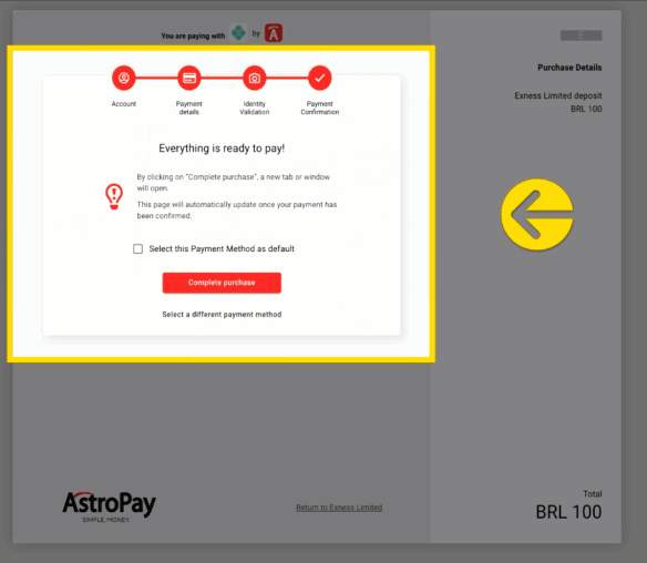 Exness Deposit and Withdraw Money in Brazil