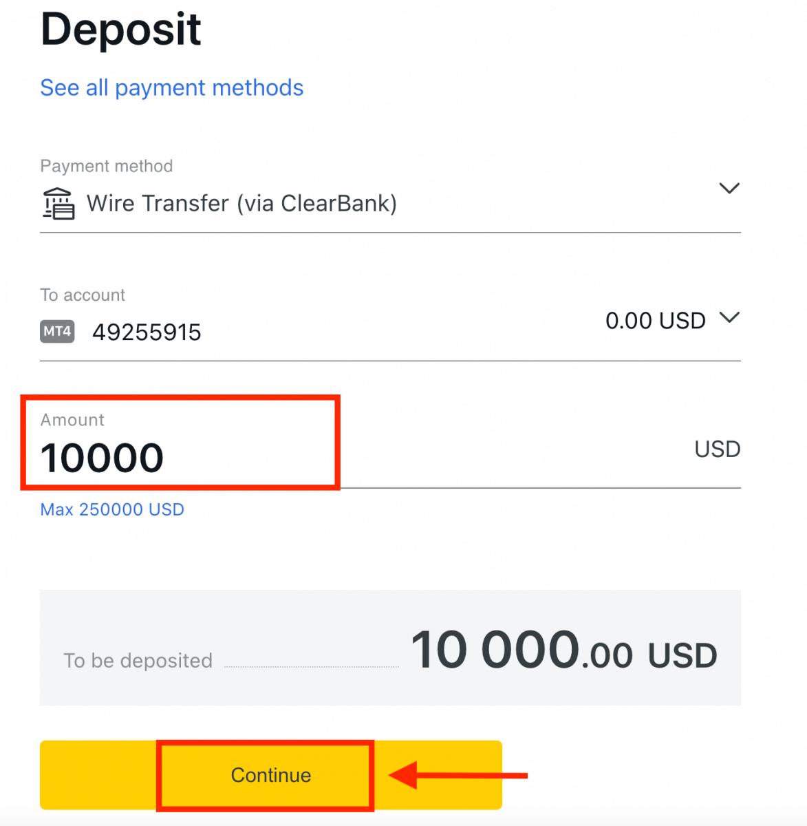 How To Deposit Money on Exness