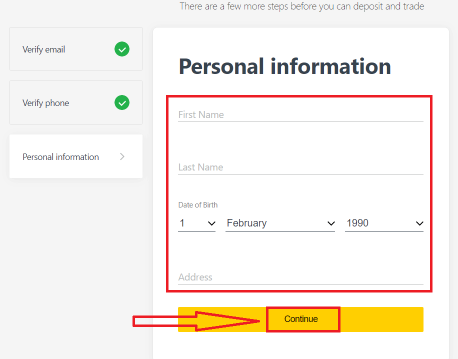 How to Verify Account on Exness