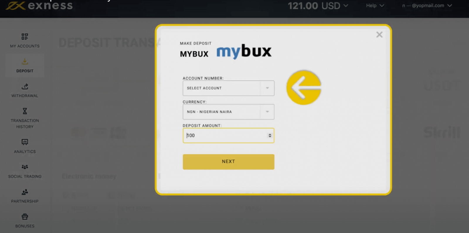 Exness Deposit and Withdraw Money in Africa Exness Deposit and Withdraw Money in Africa