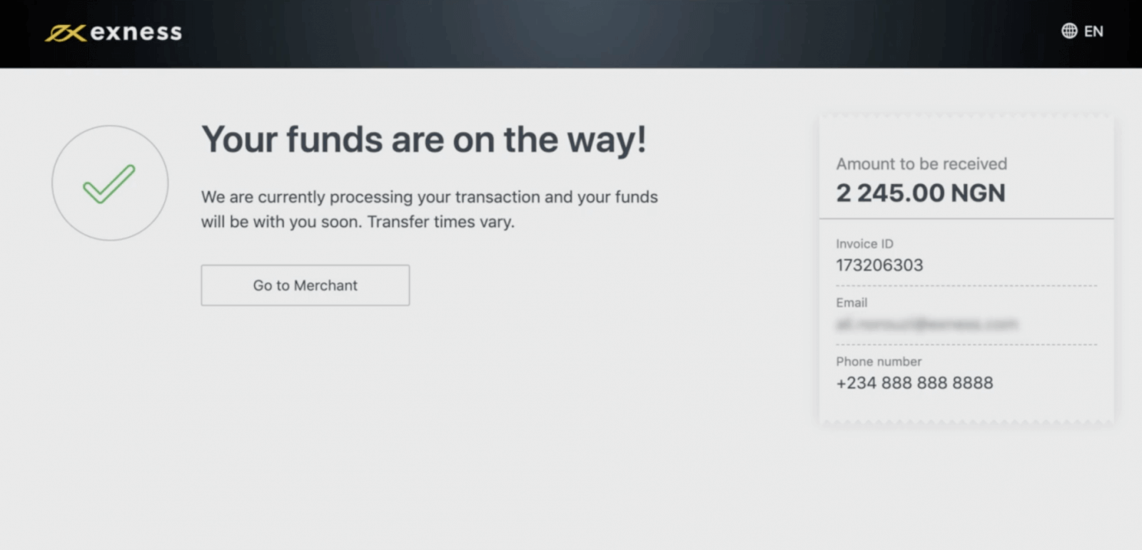 Exness Deposit and Withdraw Money in Africa