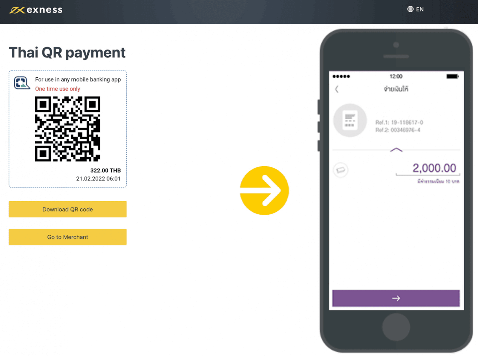 Deposit and Withdrawal on Exness using SCB Bank Mobile Banking