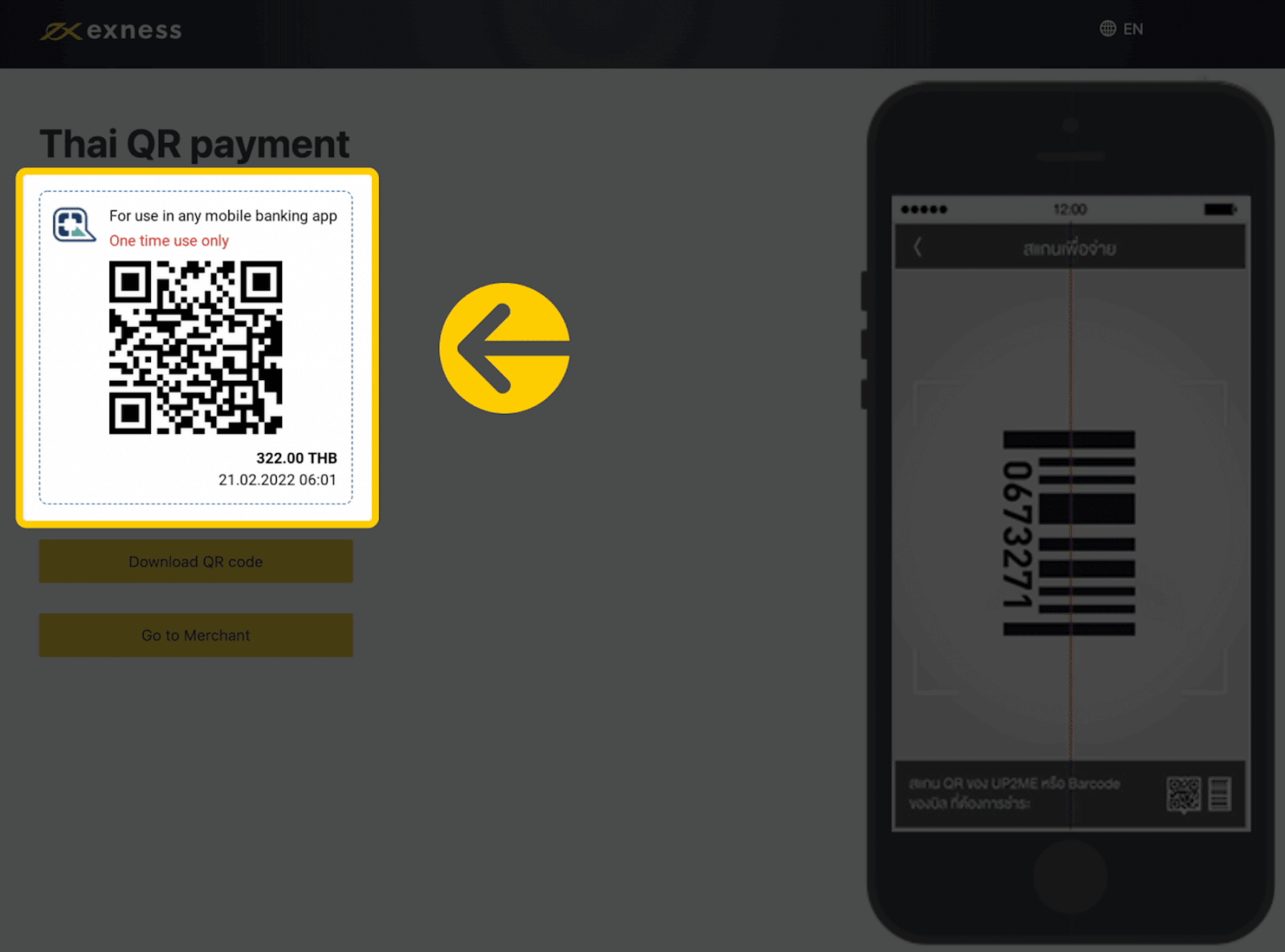 Deposit and Withdrawal on Exness using SCB Bank Mobile Banking