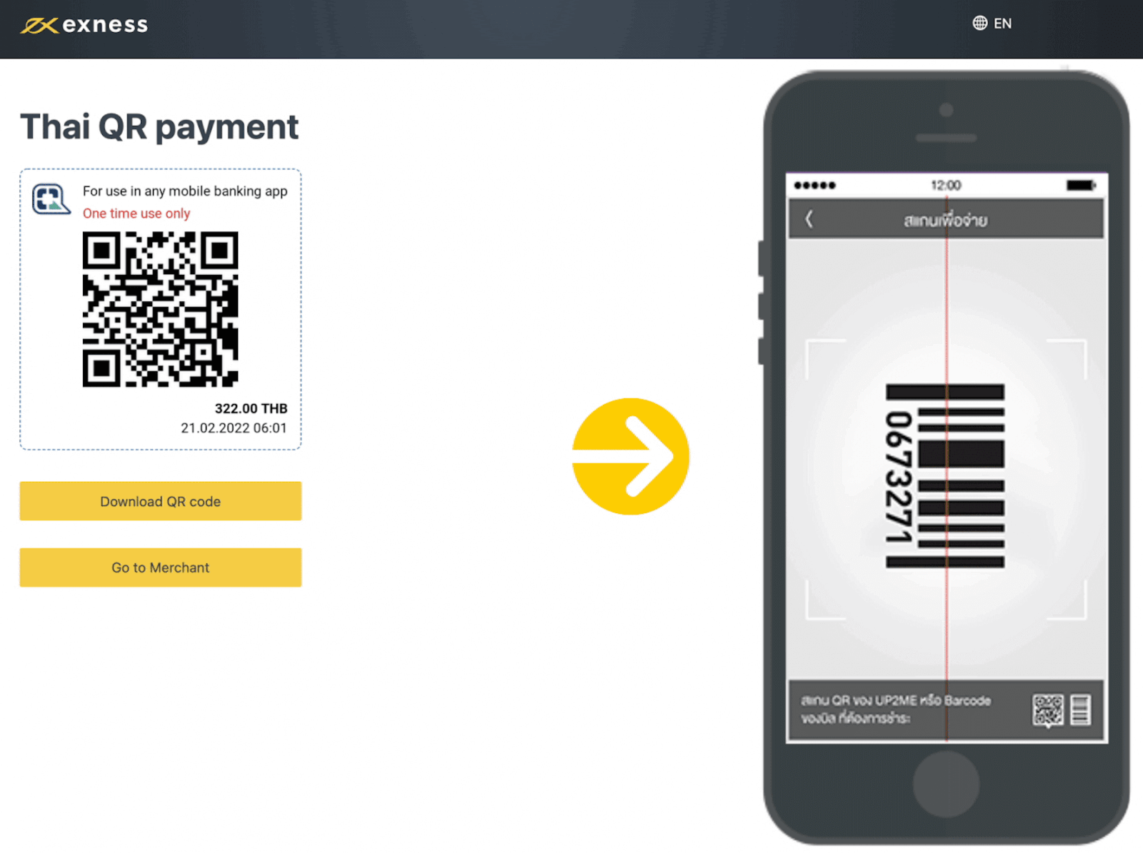 Deposit and Withdrawal on Exness using SCB Bank Mobile Banking