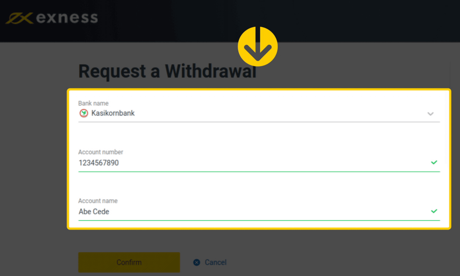 Deposit and Withdrawal on Exness using SCB Bank Mobile Banking